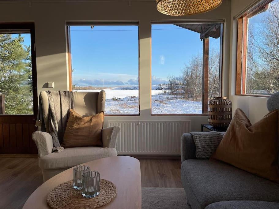 Lakeview Cabin Near Kirkjubæjarklaustur Eksteriør billede